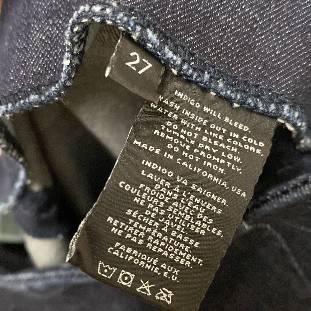 J. Brand Side Zip Jeans Size 27 - Picture 3 of 6